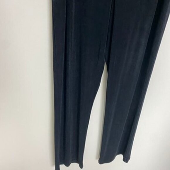 Chicos Travelers Black Womens 2 or Large Straight Leg Wrinkle Resistant Pull On - Picture 3 of 8